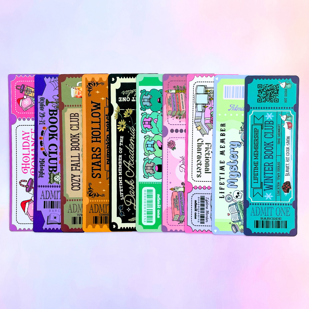 30PC  Book Club Bookmarks