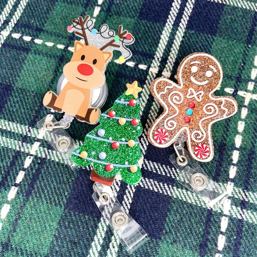 Christmas Badge Reel Set
