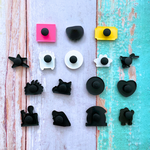 16PC  Funny Shoe Charms