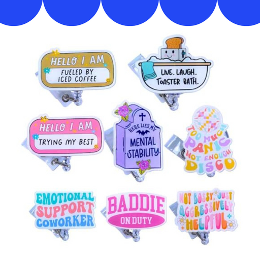 Quirky Work Badges
