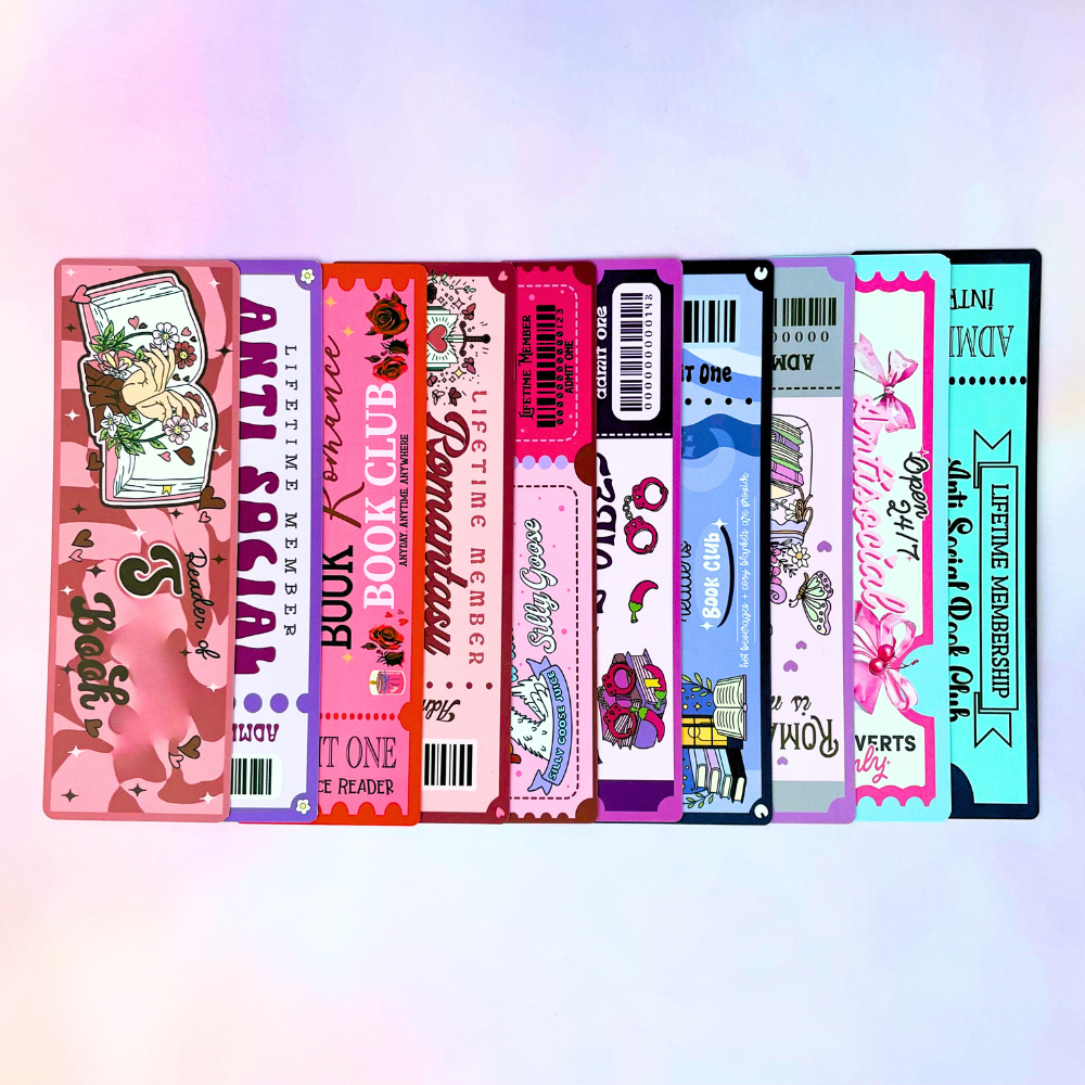 30PC  Book Club Bookmarks