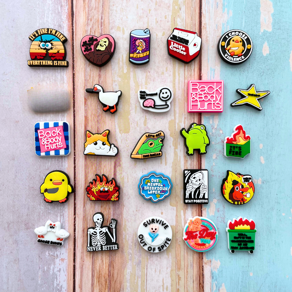 25PC  Funny Charm Magnets