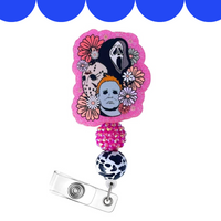 Beaded Badge Reel Single Parent