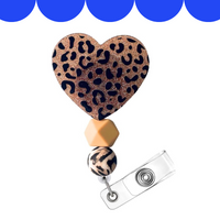 Cheetah Heart Badge Reel