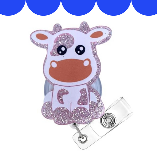 Cow Badge Reel
